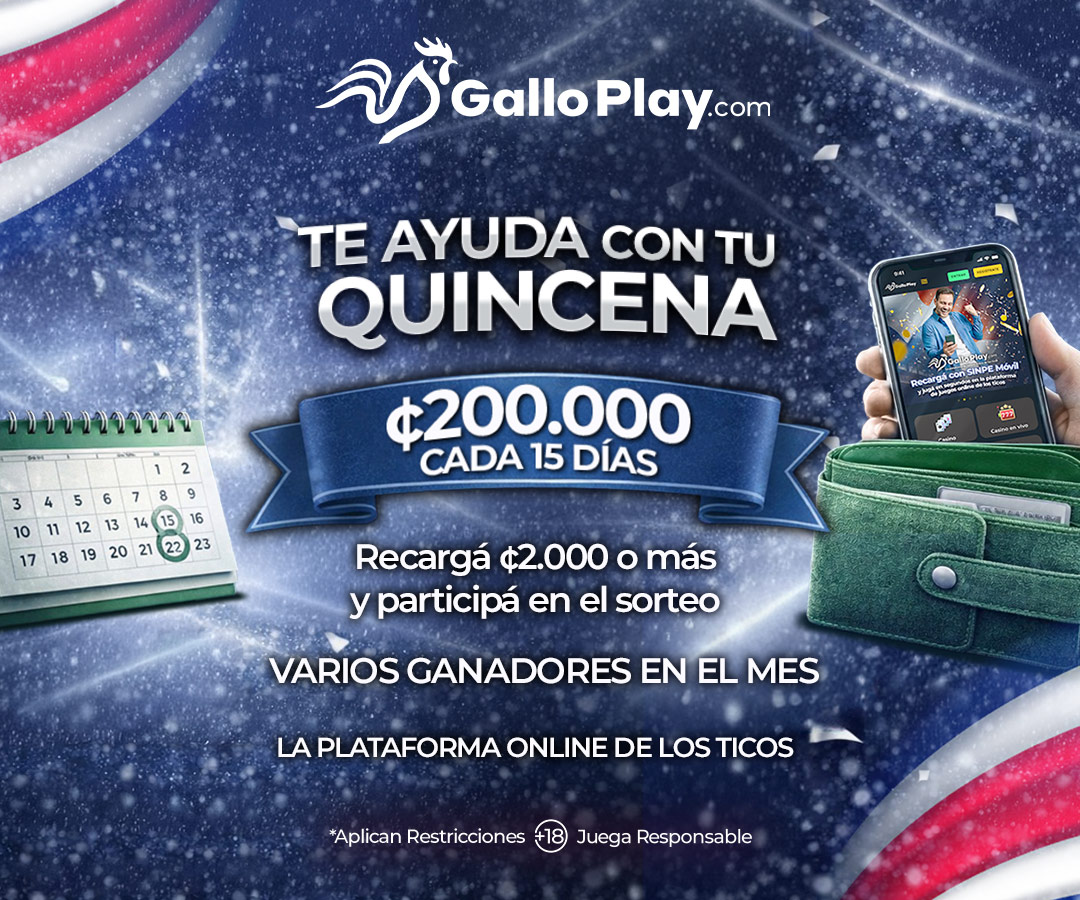 GALLOPLAY TE AYUDA CON TU QUINCENA